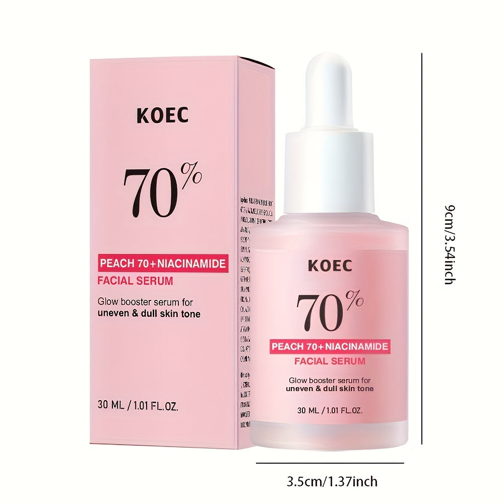 KOEC Peach 70 Niacinamide Serum with Hyaluronic Acid & Peach Extract