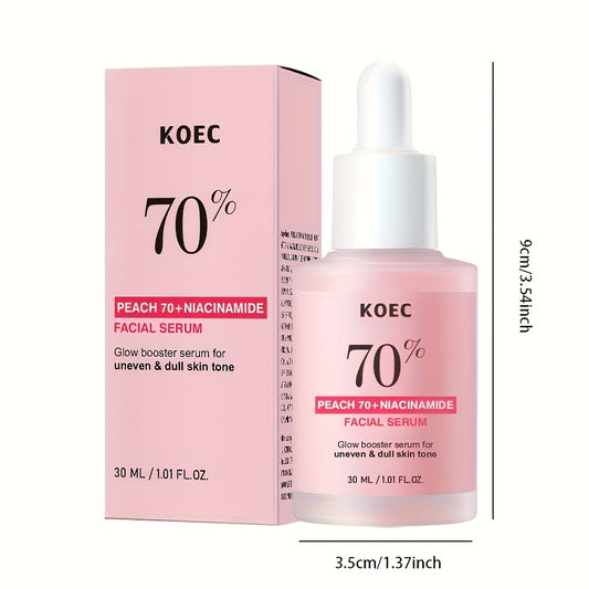 KOEC Peach 70 Niacinamide Serum with Hyaluronic Acid & Peach Extract