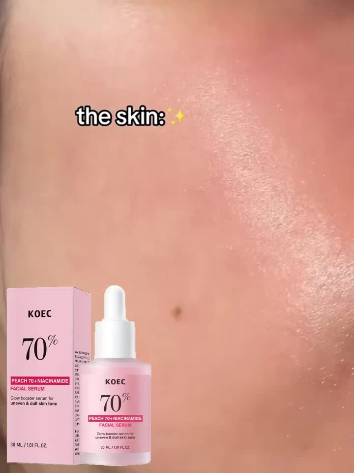 KOEC Peach 70 Niacinamide Serum with Hyaluronic Acid & Peach Extract